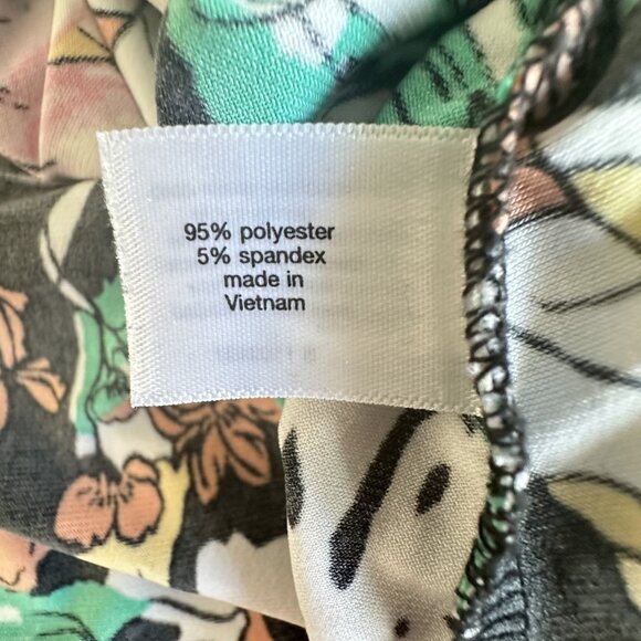 Lane Bryant Dress Womens 26/28 Floral Faux Wrap Tie Waist L/S Boho Fairy Party‎ - Picture 7 of 11